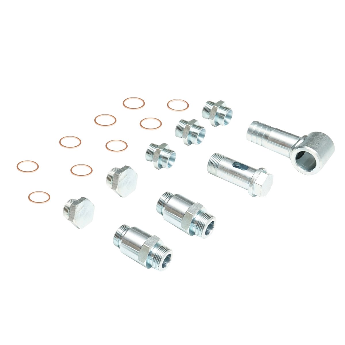 Set racorduri hidraulice pentru distribuitor tip nou Tractor Forestier CH70